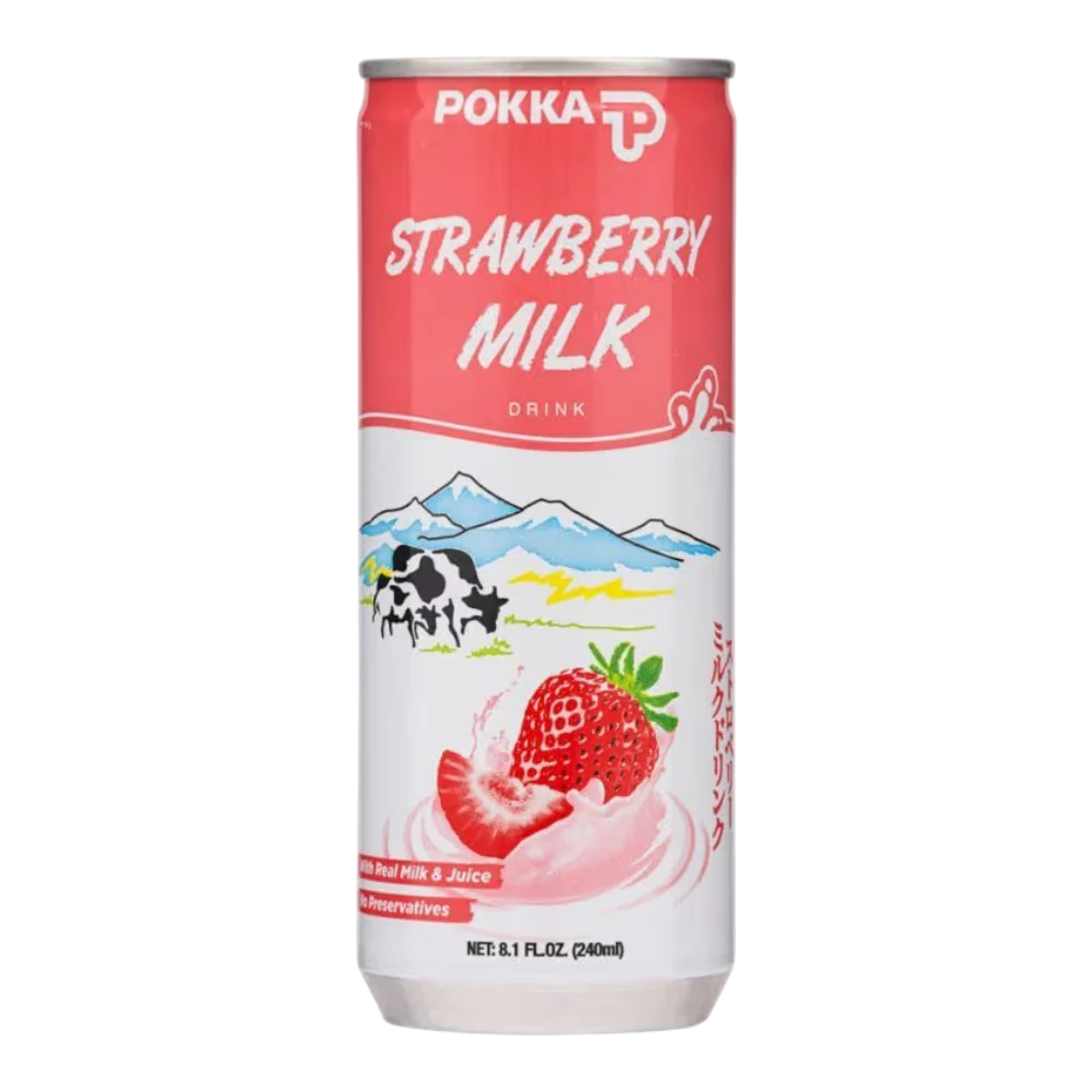 POKKA Strawberry Milk 240ml (Case 30)