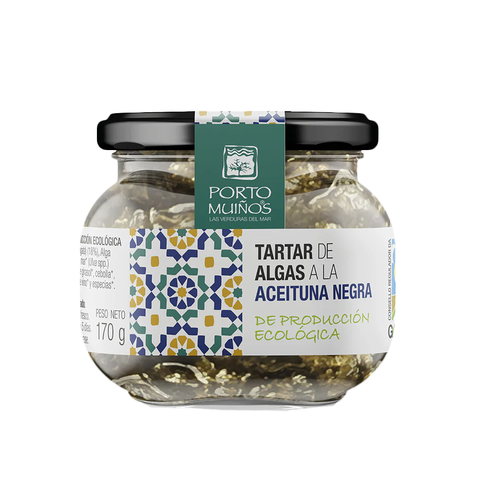 Porto Muinos Organic Seaweed Tartar with black olives 170g