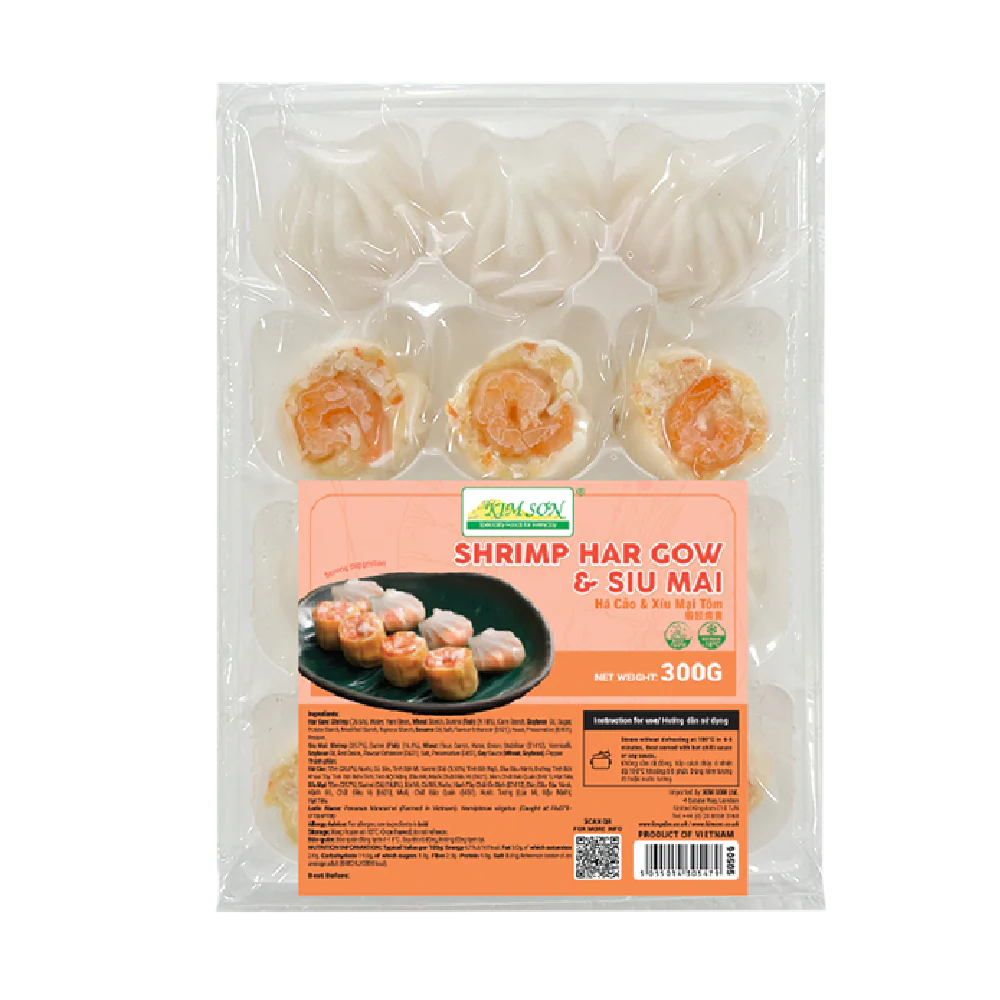 Kim Son Shrimp Har Gow & Siu Mai 300g (Frozen)