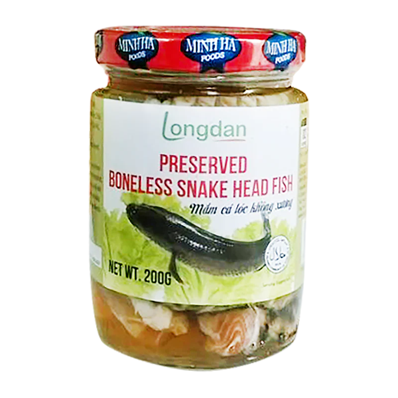 Longdan Preserved Boneless Snake Head Fish 200g