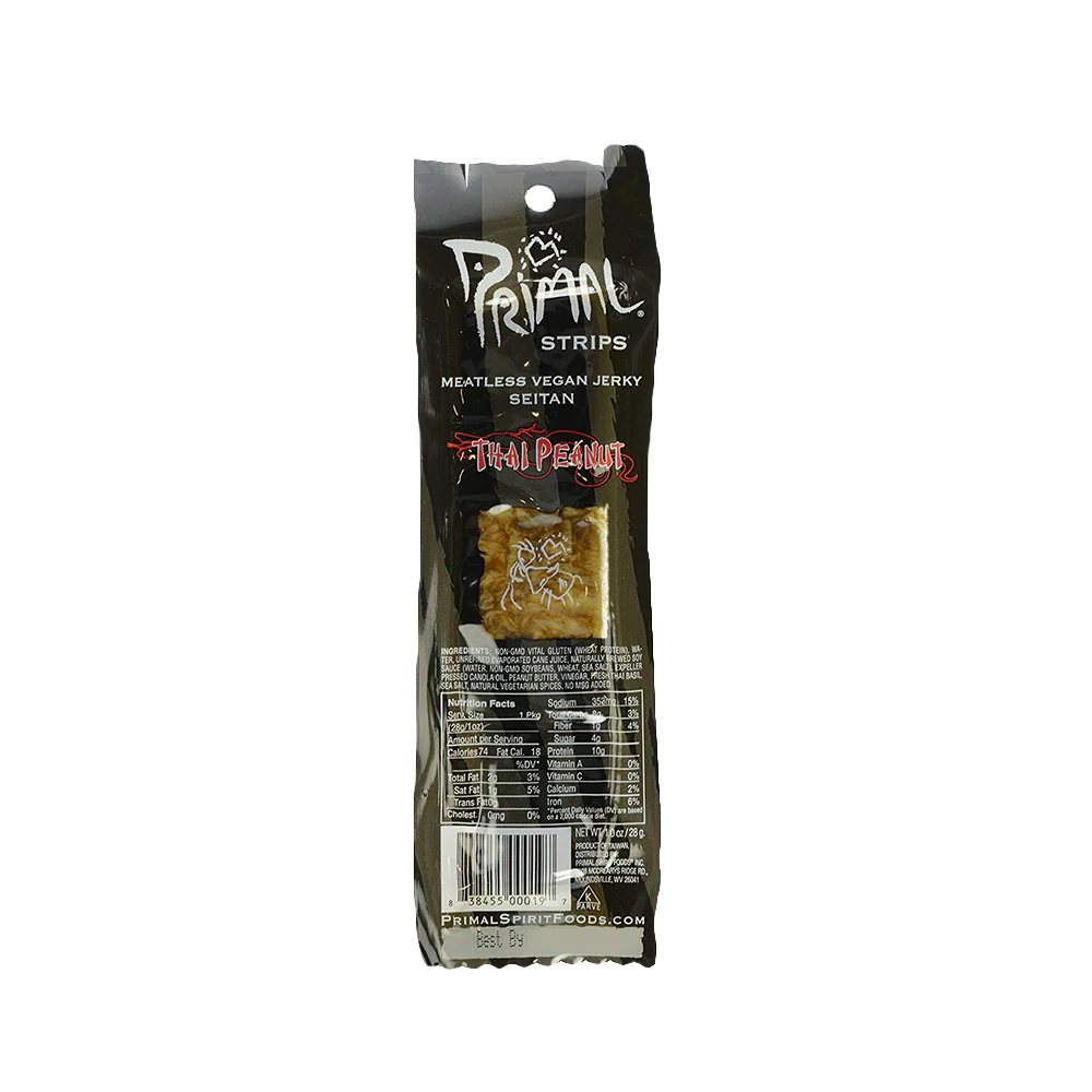 Primal Strips Thai Peanut 28g