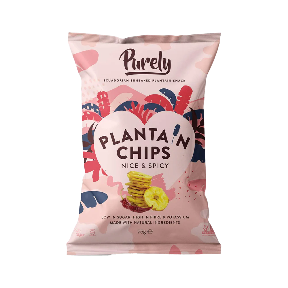 PURELY PLANTAIN Chips - Nice & Spicy 75g
