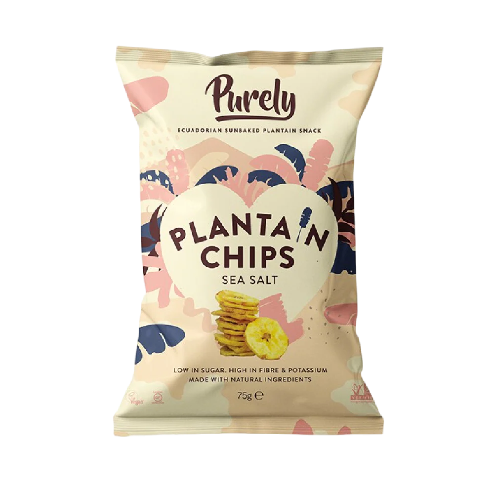 PURELY PLANTAIN Chips - Sea Salt 75g