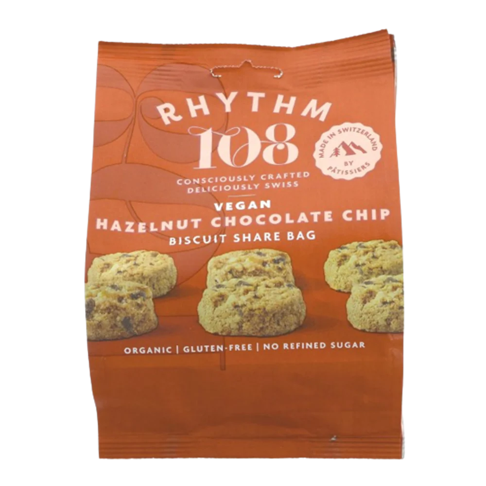 RHYTHM 108 Hazelnut Chocolate Chip 135g