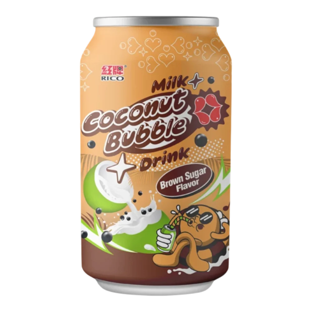 Rico- Coconut Milk Tea (Brown Sugar Flavor) 350g (Case 24)