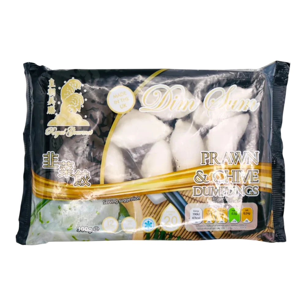ROYAL GOURMET Prawn & Chive Dumplings 300g (Frozen)