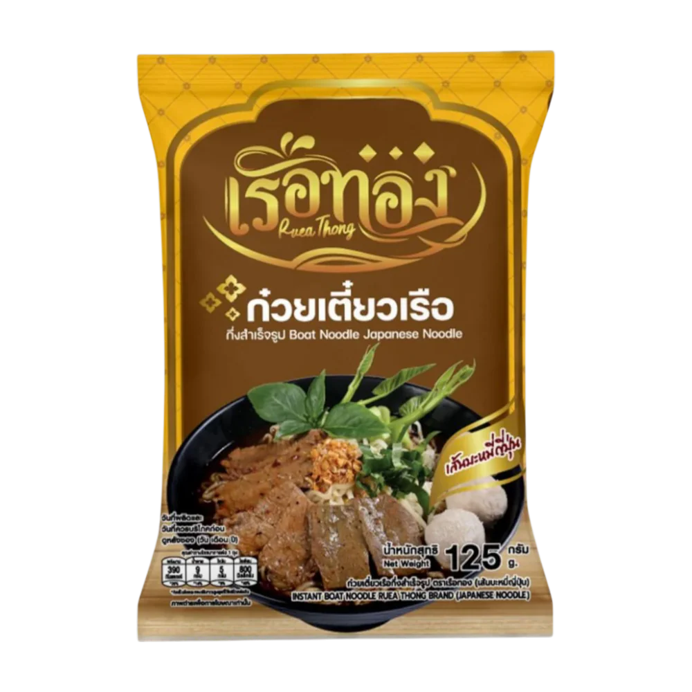 RUEA THONG Instant Boat Noodle - Japanese Noodle 125g (Case 25)