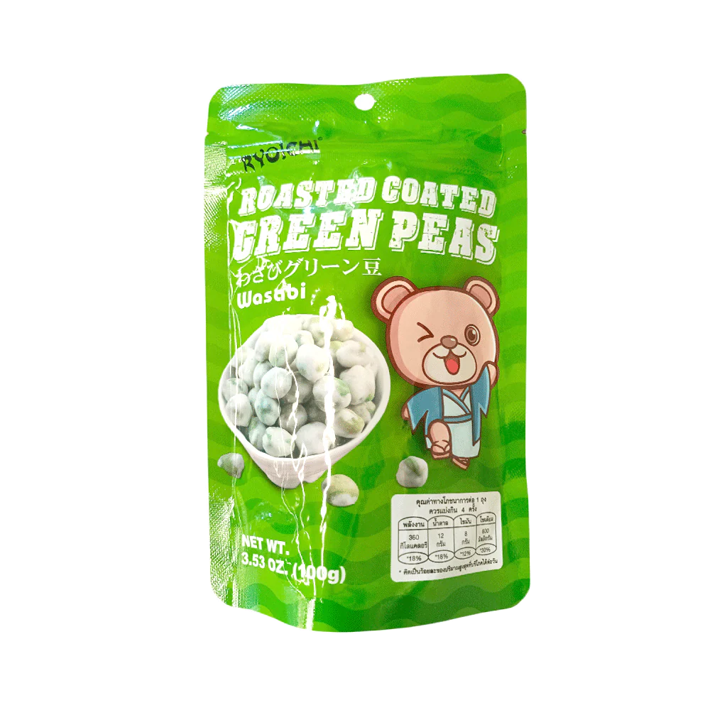 RYOICHI Roasted Coated Green Peas - Wasabi 100g