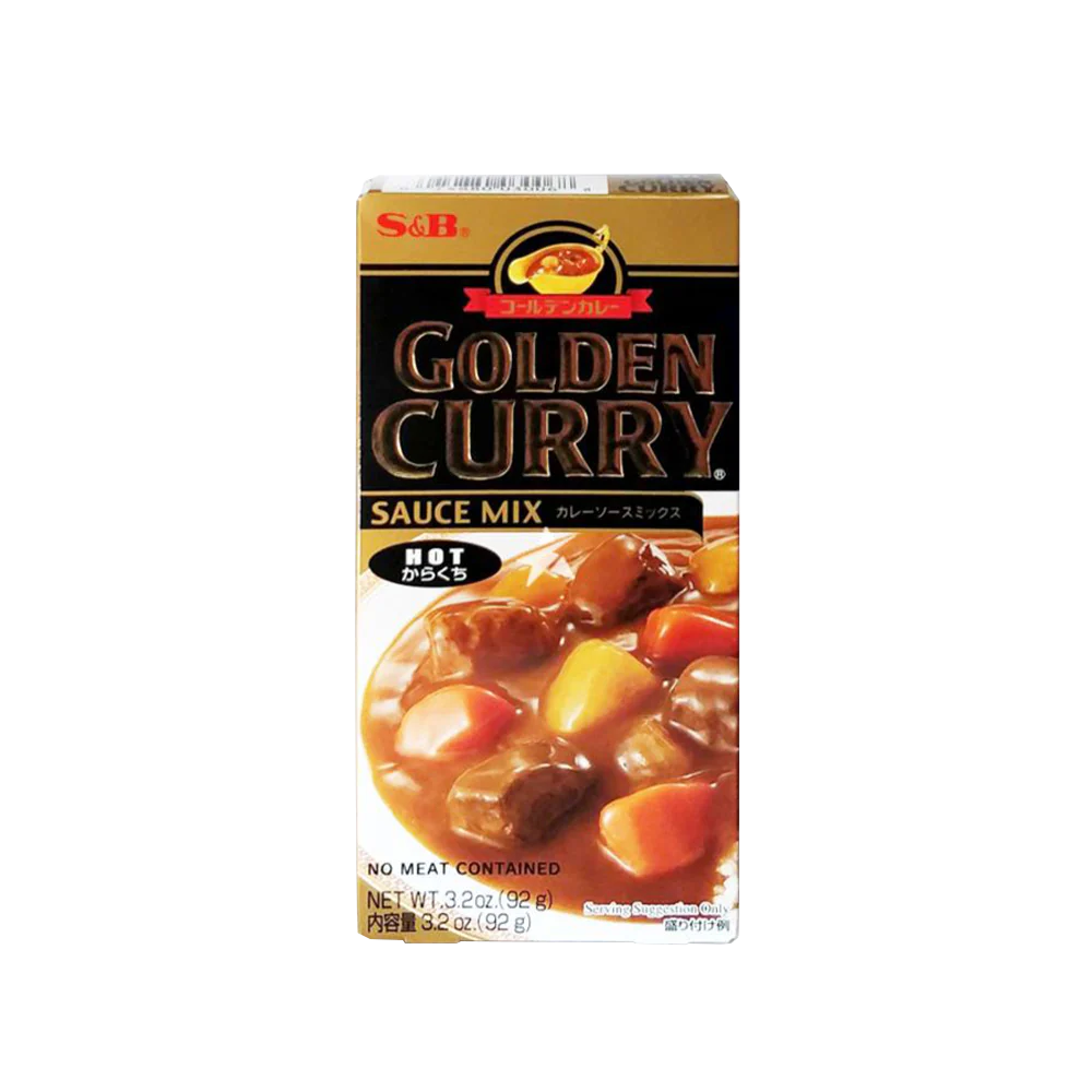 S&B Golden Curry Mix - Hot 92g