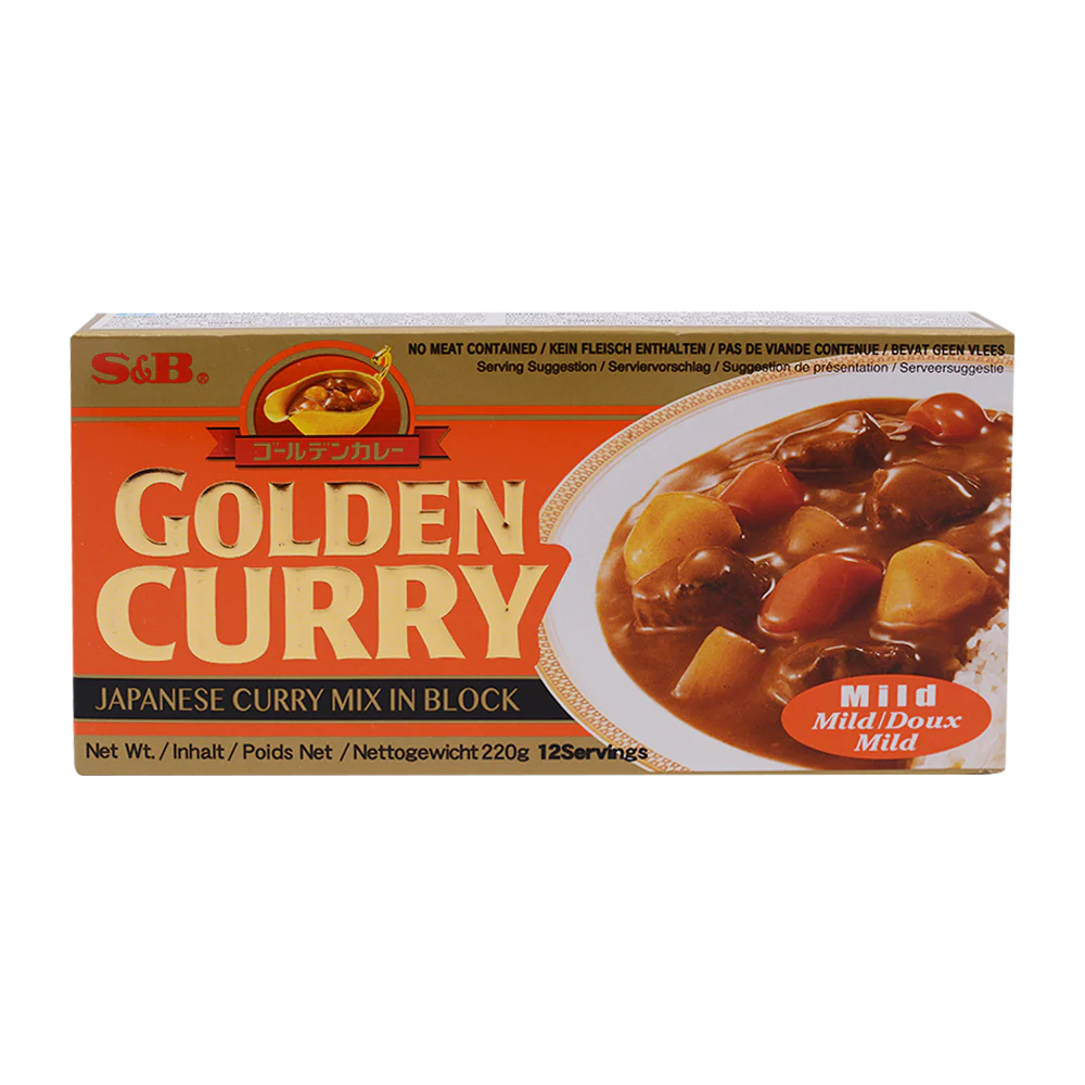 S&B Golden Curry Sauce Mix Mild 220G