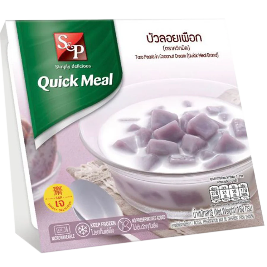 S&P Taro Ball In Coconut Cream 160g