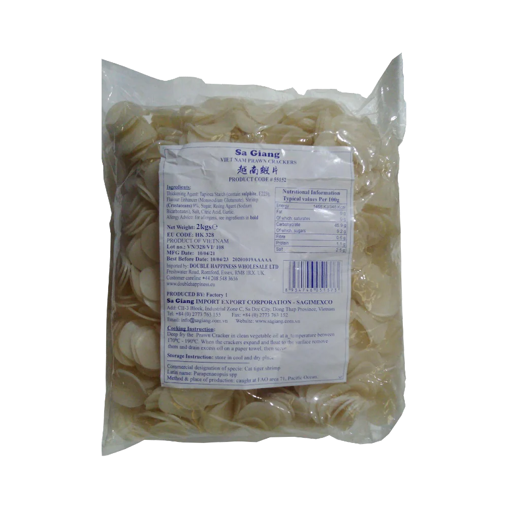 SA GIANG Prawn Crackers 2kg