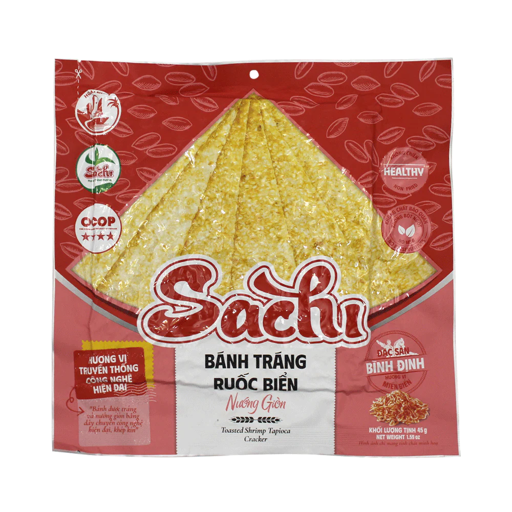 SACHI Toasted Shrimp Tapioca Cracker 45g