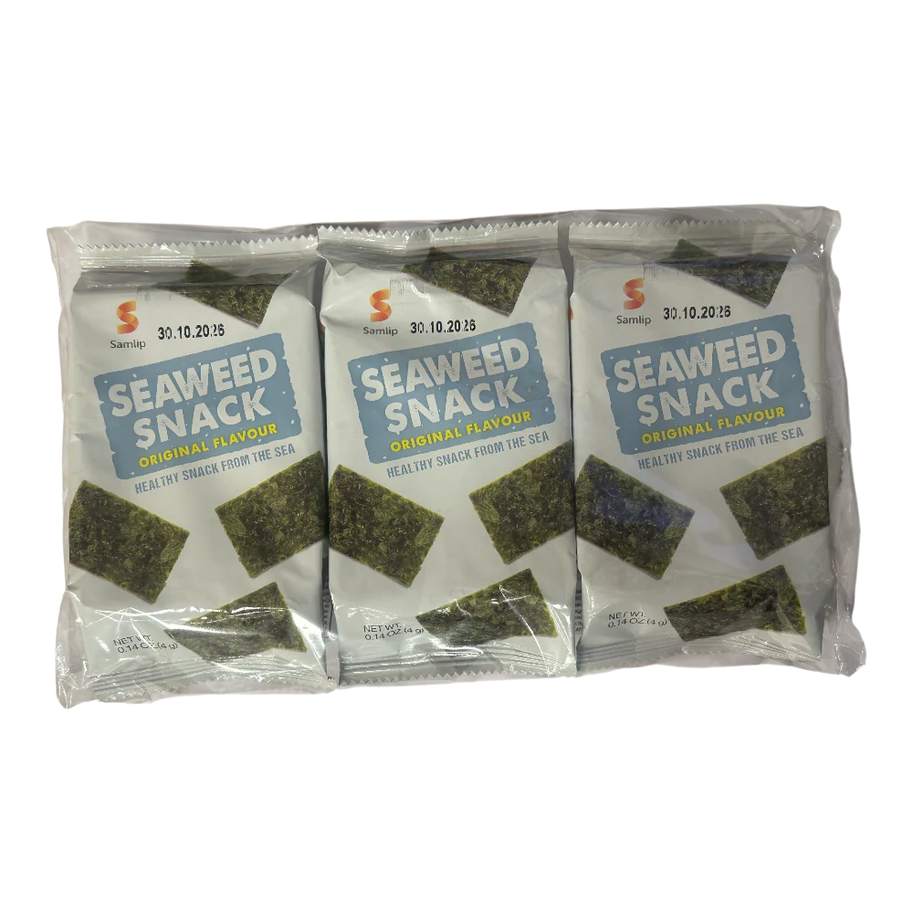 SAMLIP Crispy Seaweed Snacks Original Flavour (3pcs) 12g