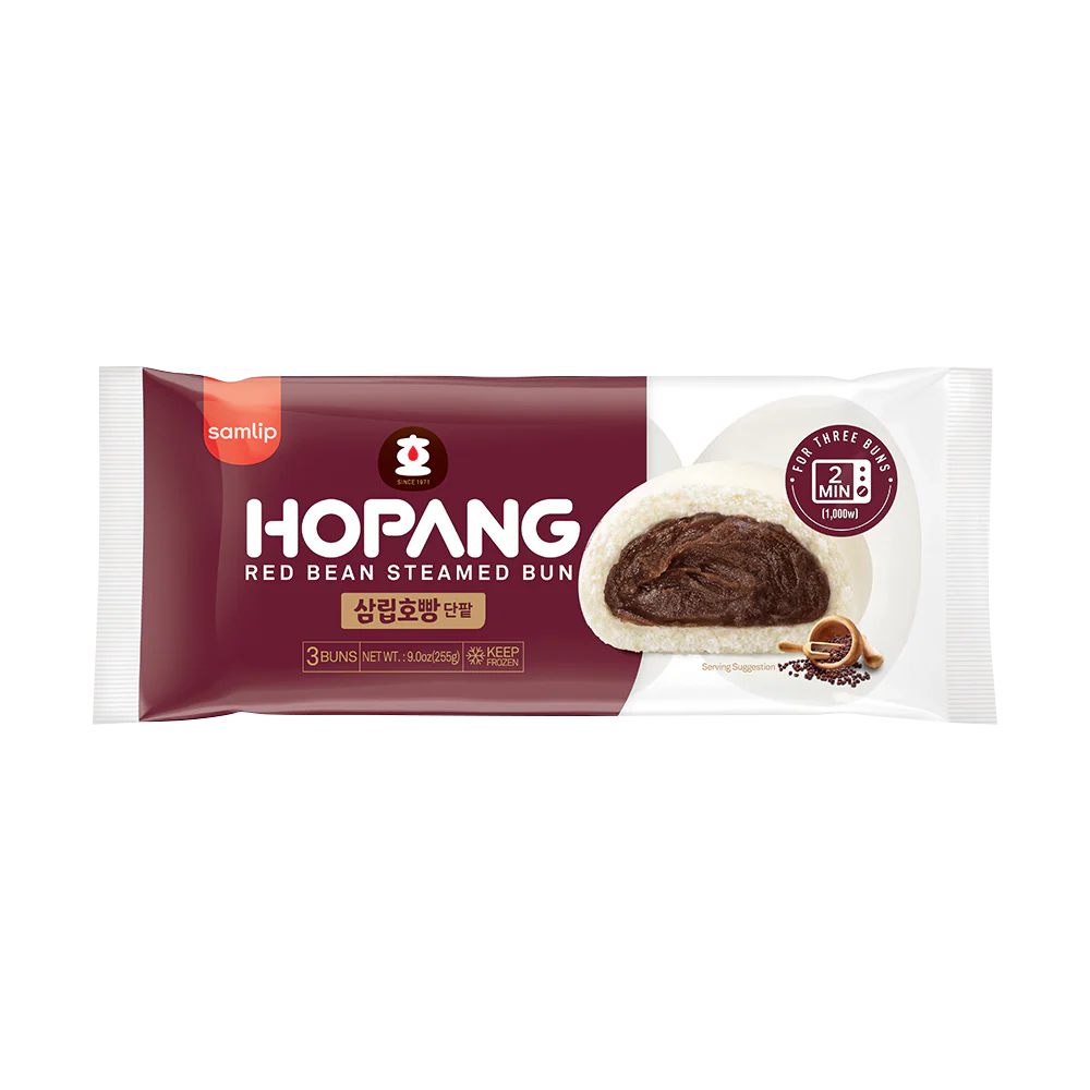 SAMLIP Hopang Red Bean Steamed Bun 255g (Frozen)
