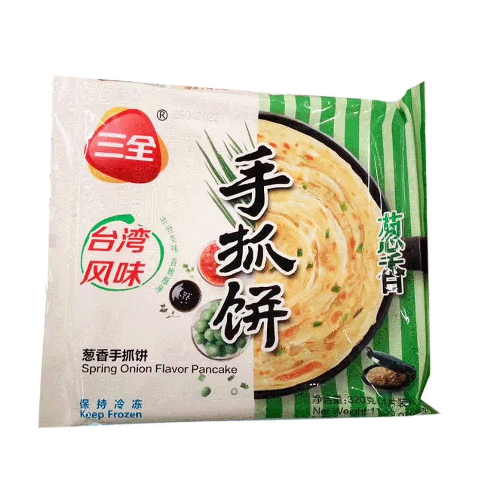 SAN QUAN Spring Onion Flavor Pancake 320g (Frozen)