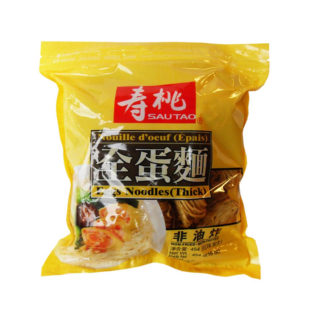 SAUTAO Egg Noodle Thick 454g