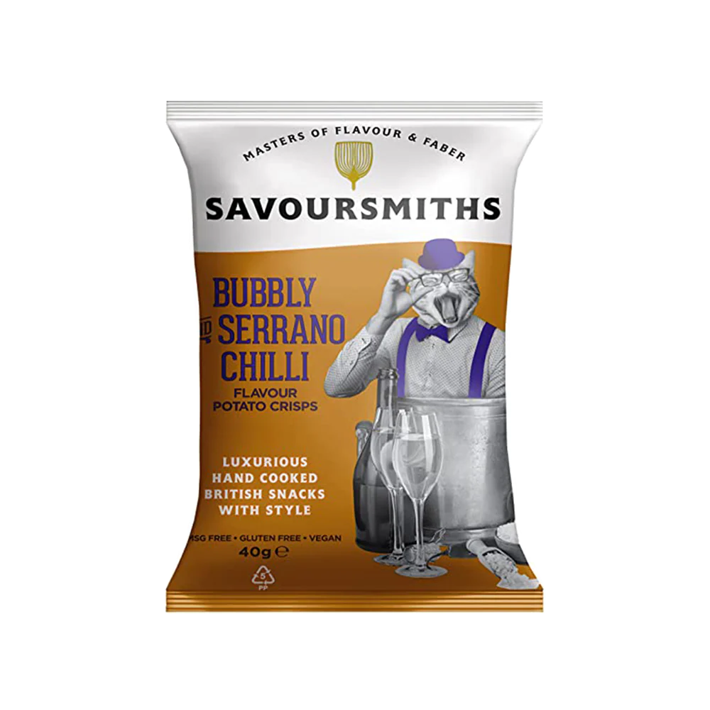 SAVOURSMITHS Bubbly And Serrano Chilli 40g