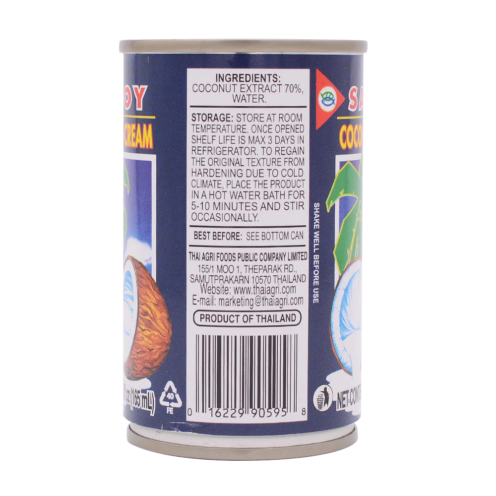 SAVOY Canned Coconut Cream 165ml - Image 2