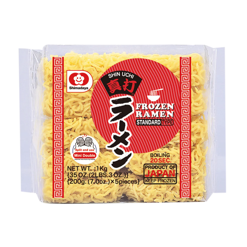SHIMADAYA Frozen Ramen Regular (5pcs) 1kg (Frozen)