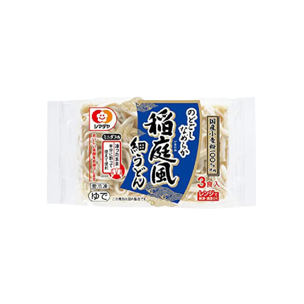 SHIMADAYA Inaniwa Style Udon (3pcs) 600g (Frozen)