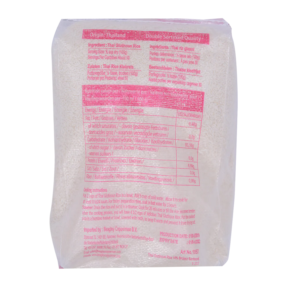 Siam Pure Thai Glutinous Rice 5kg - Image 2