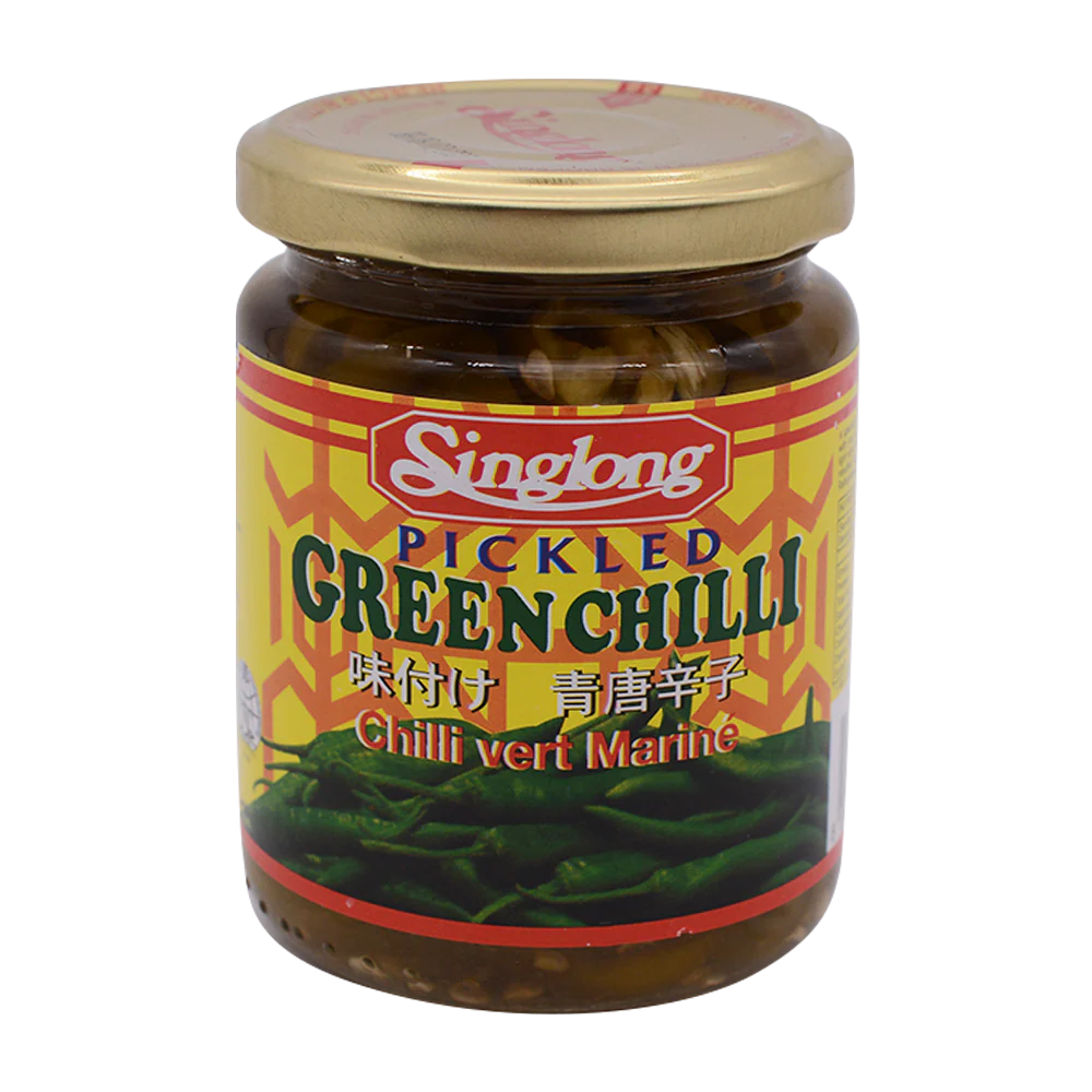 SING LONG Pickled Green Chilli 200g