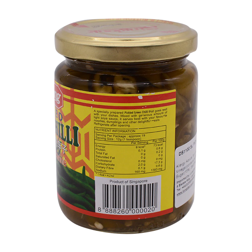 SING LONG Pickled Green Chilli 200g - Image 2