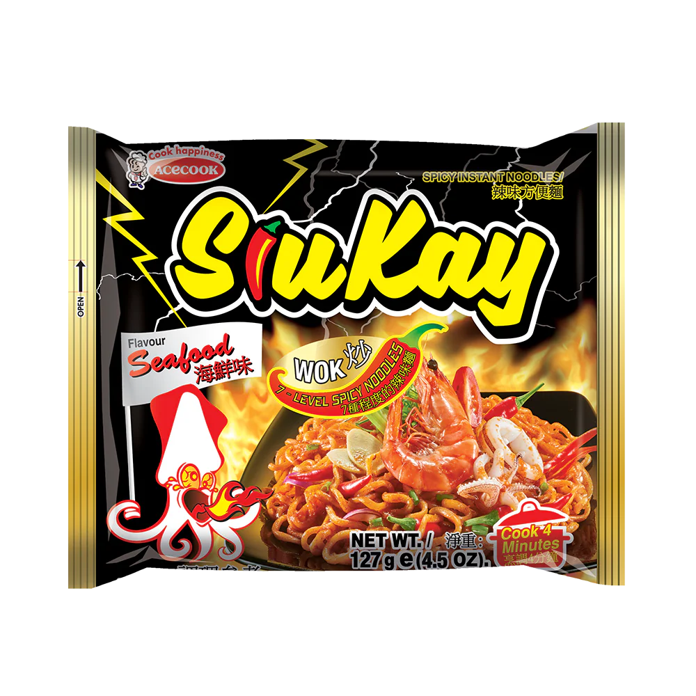 SIUKAY Instant Noodles Seafood Flavor 127g