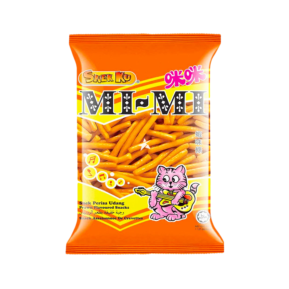 SNEK KU Mi Mi Prawn Flavour Snack 80G