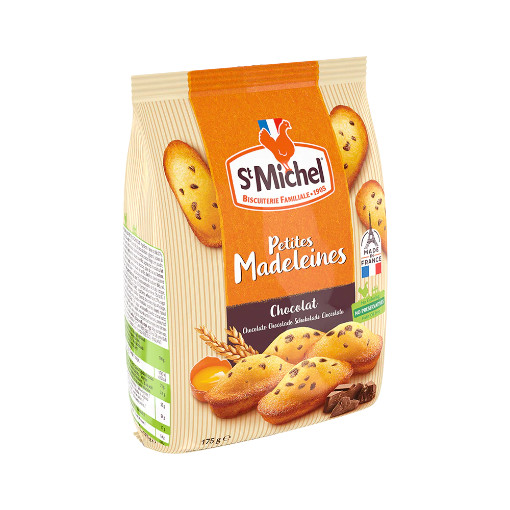 ST MICHEL Chocolate Chips Petites Madeleines 175G - Image 3