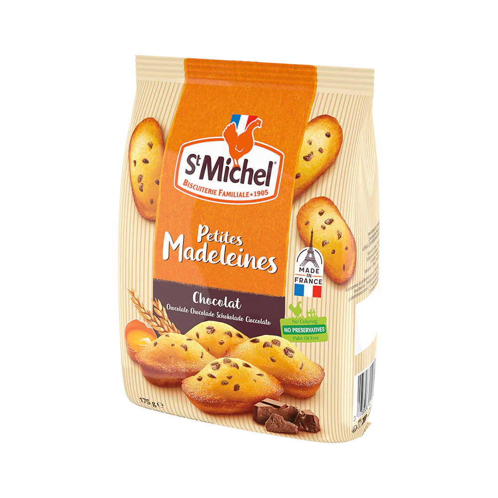 ST MICHEL Chocolate Chips Petites Madeleines 175G - Image 4
