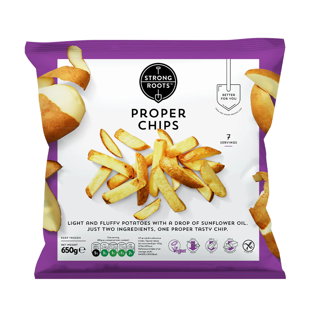STRONG ROOTS Proper Chips 650gr (Frozen)