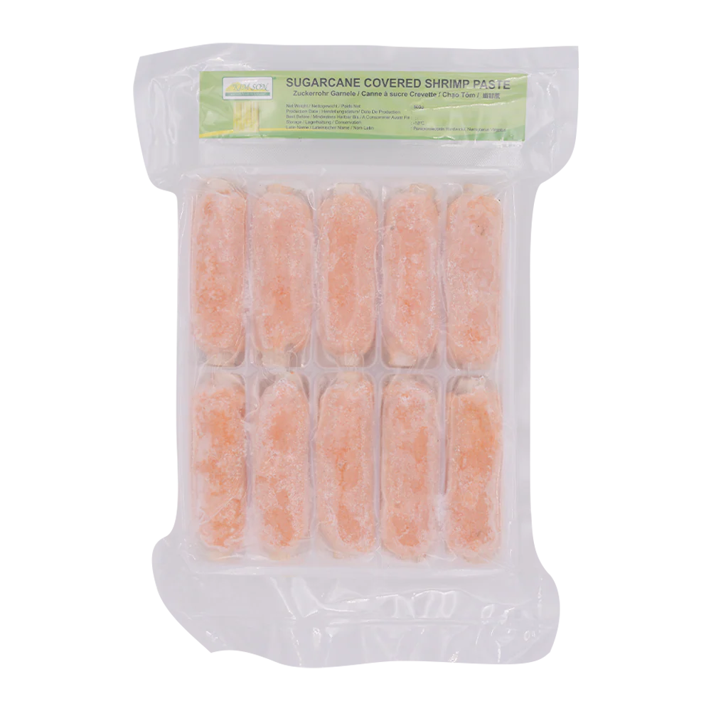 Kimson Sugar Cane Covered Shrimp Paste 500g (Frozen)