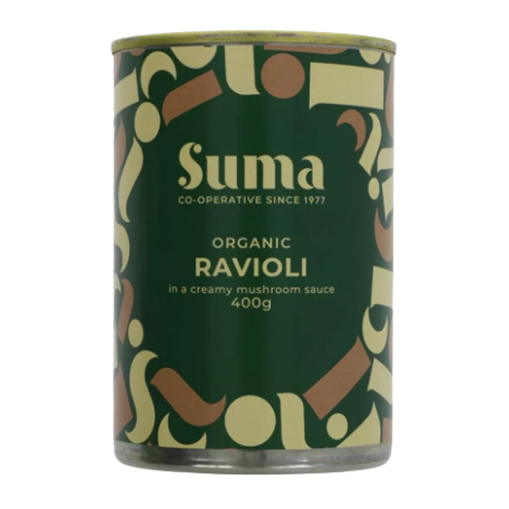 SUMA ORGANIC Ravioli with Mushroom Sauce 400g