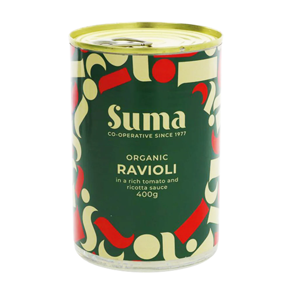 SUMA ORGANIC Ravioli with Tomato & Ricotta 400g