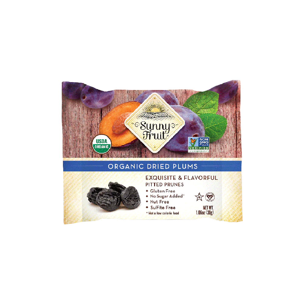 SUNNY FRUIT Organic Dried Plums 30g