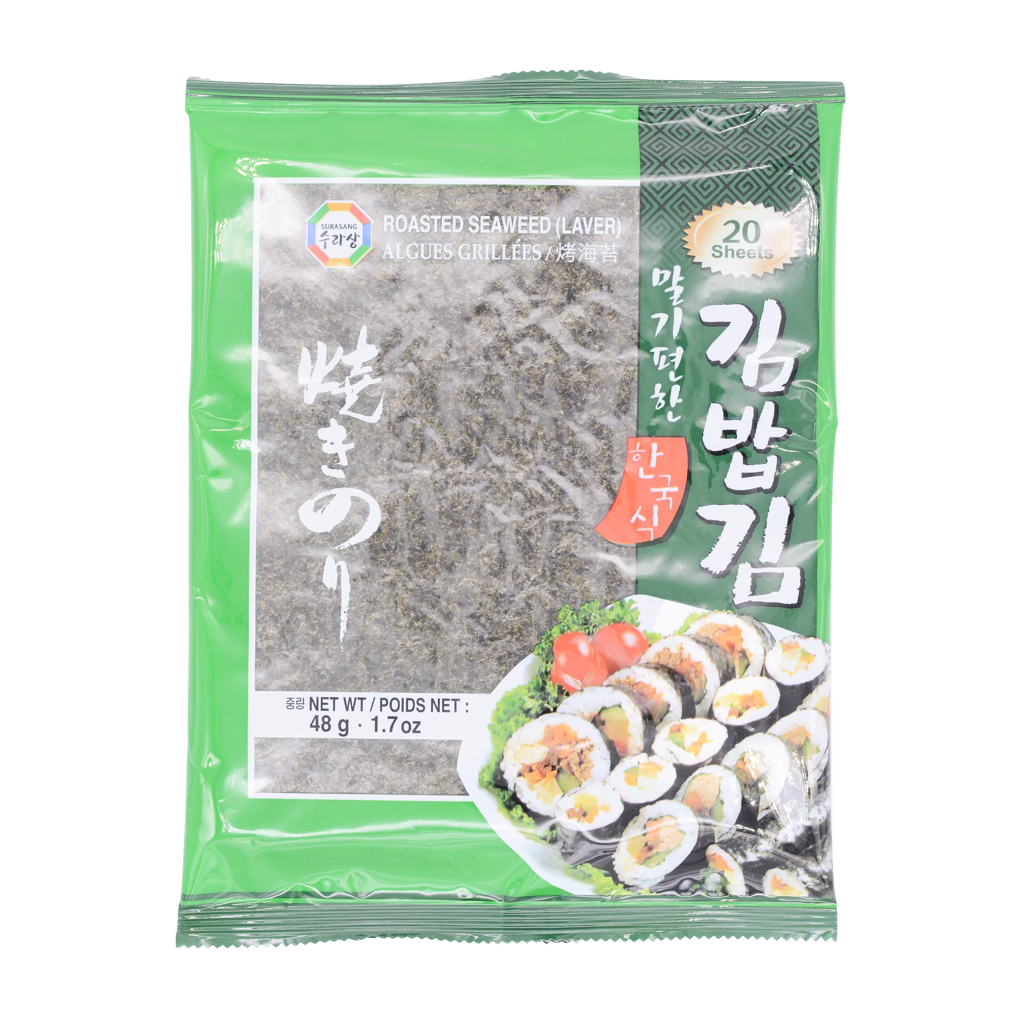 SURASANG Roasted Seaweed for Sushi 48g