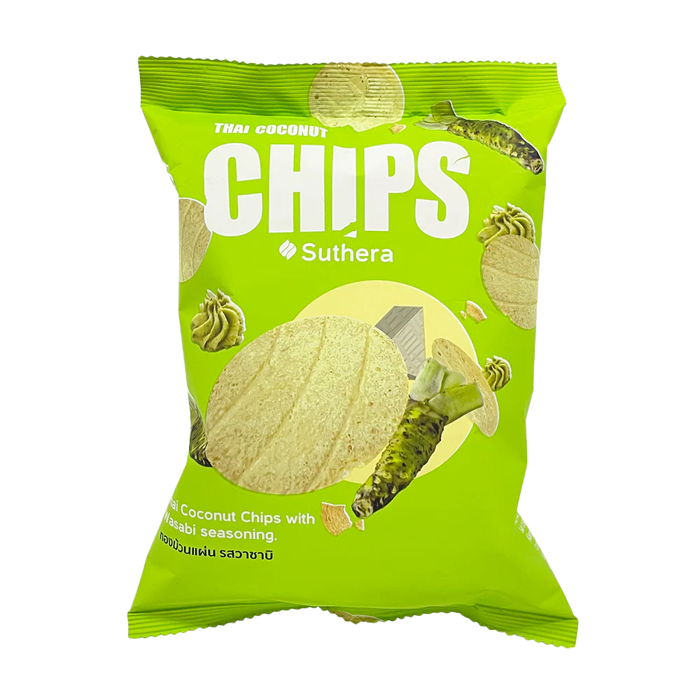 SUTHERA Coconut Chips Wasabi 42g