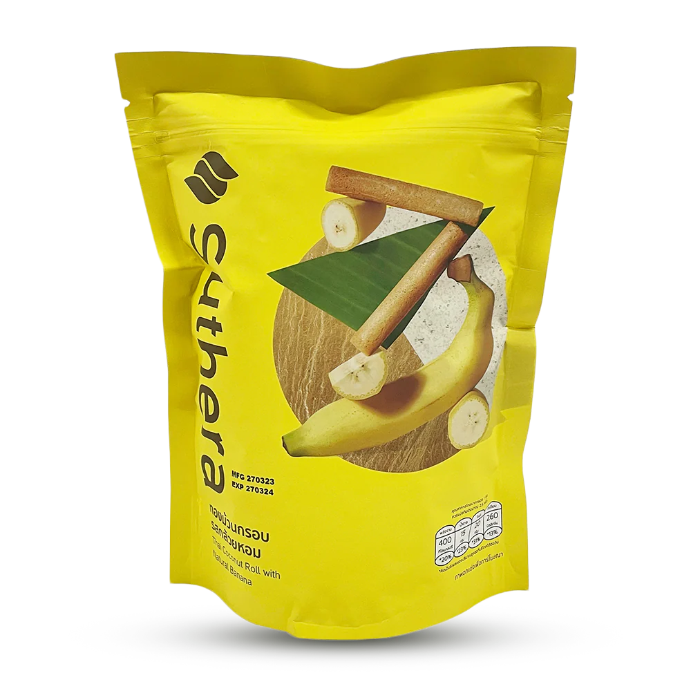 SUTHERA Coconut Roll Natural Banana 70g