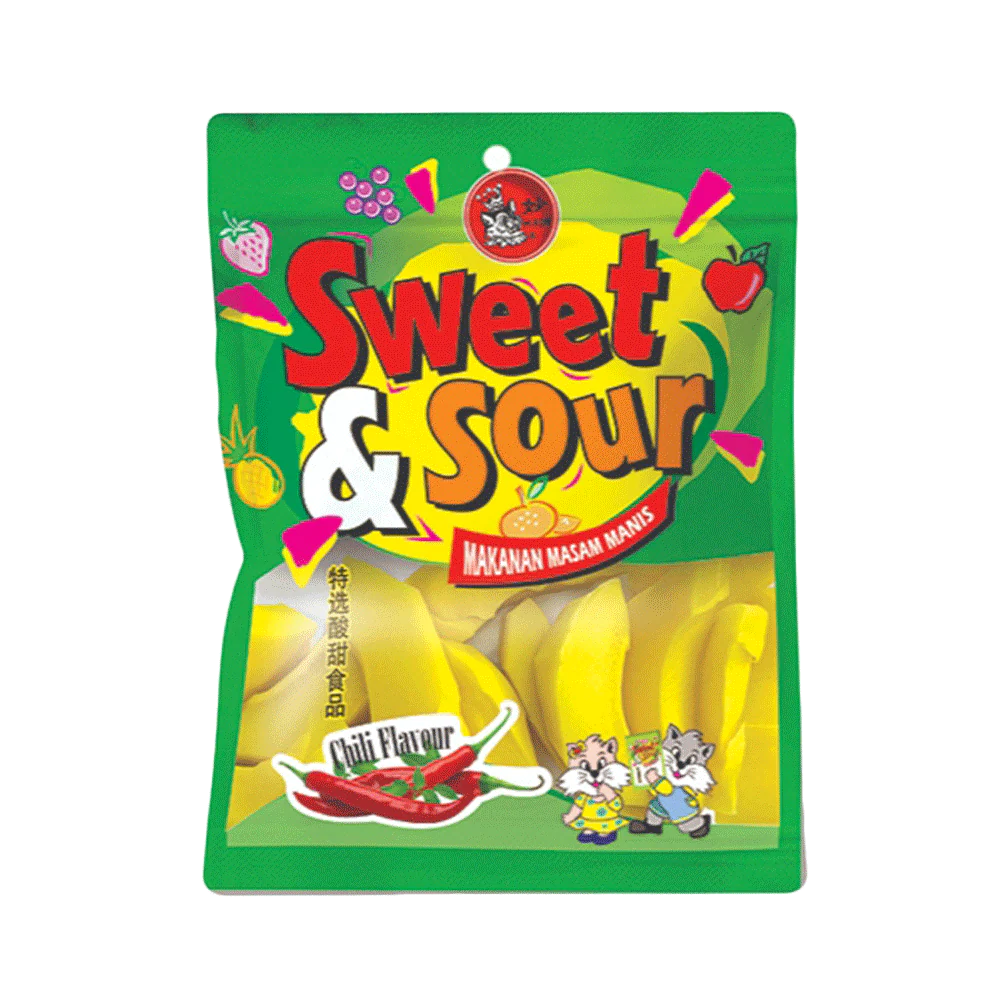 Sweet & Sour Preserved Mango(Chili) 70G.