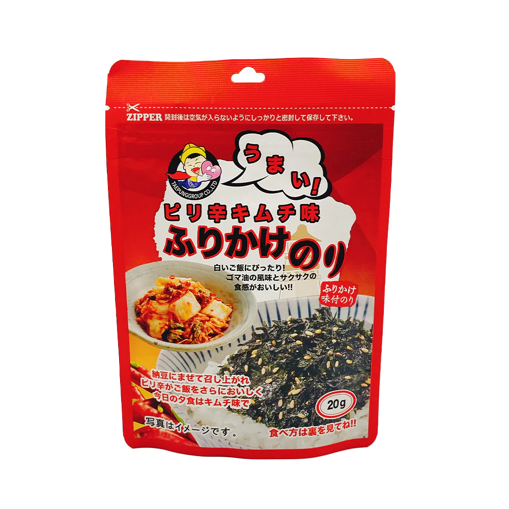 TAEPOONG Laver Flakes Kimchi Flavour 20g (Case 30)