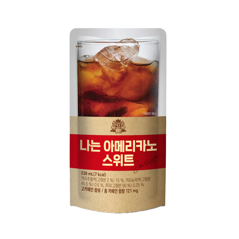 TAEWOONG I'm Americano Sweet Pouch Drink 230ml (Case 50)