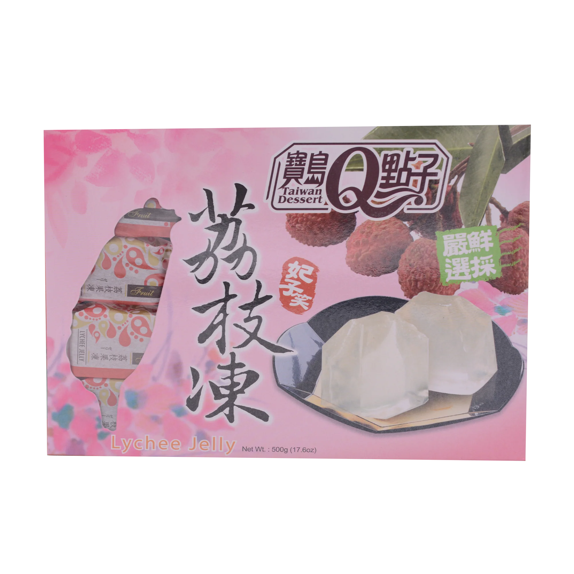 Q Taiwan Dessert Jelly Lychee Flavour 500g