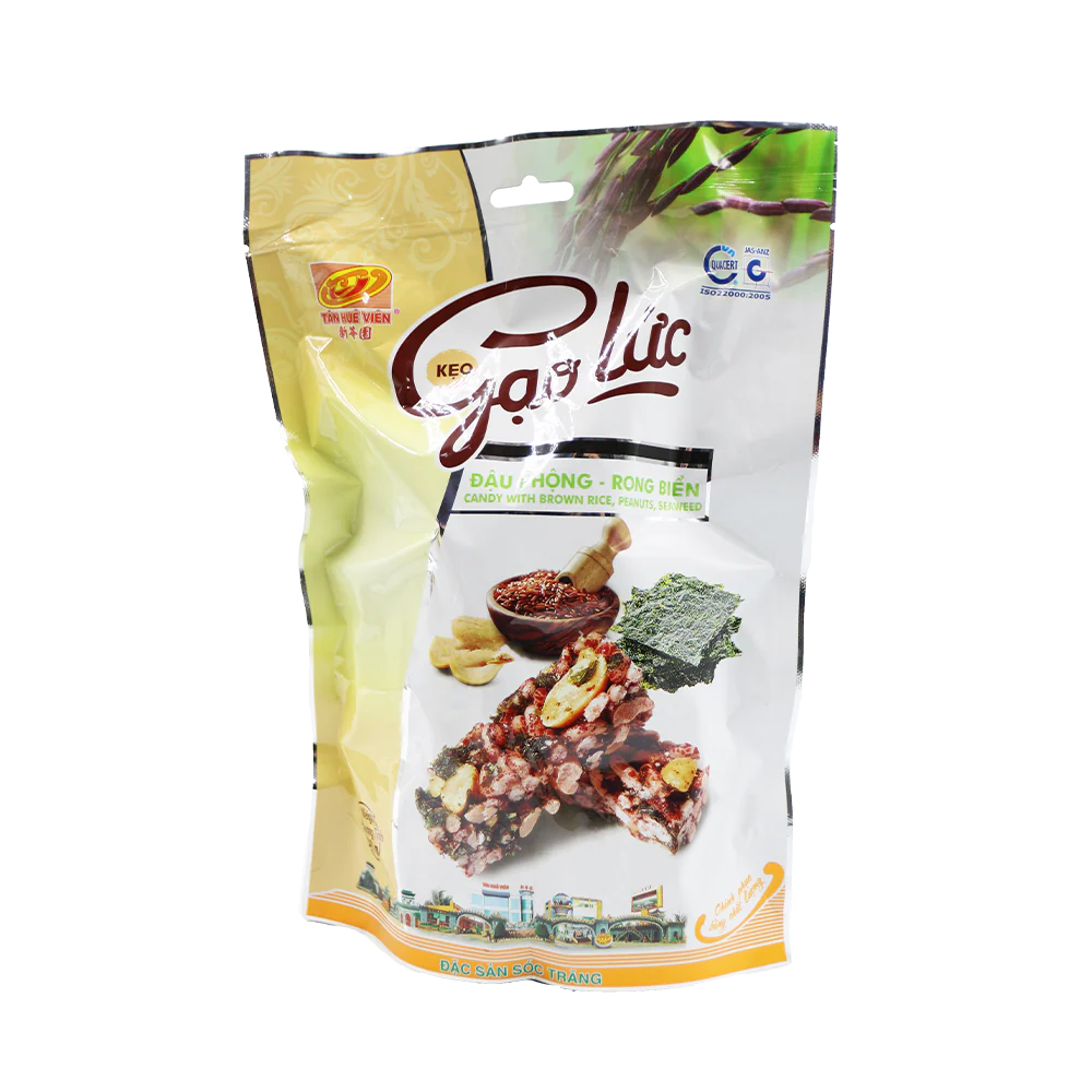 Tan Hue Vien Brown Rice - Seaweed - Peanut Candy 200g