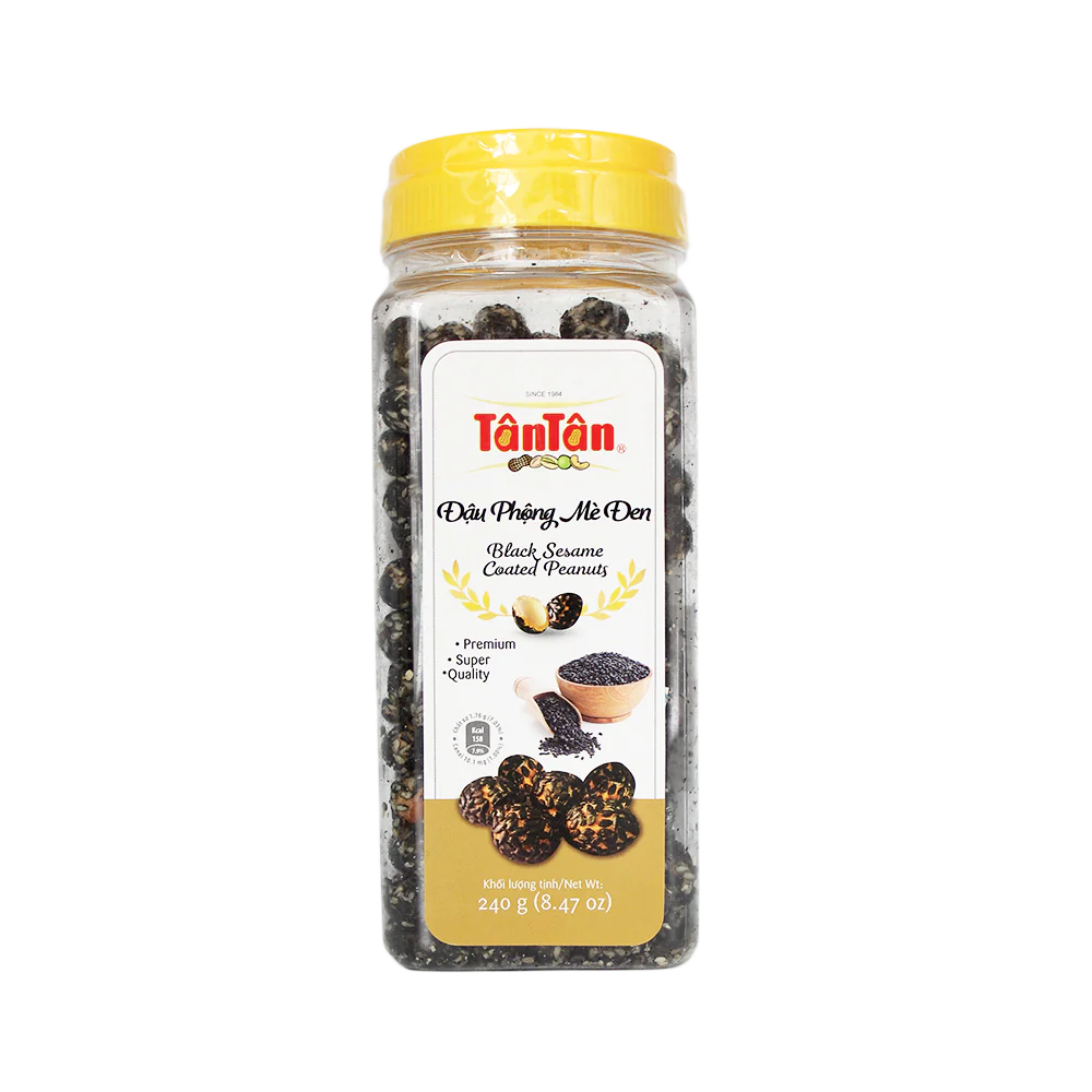 Tan Tan Black Sesame Coated Peanuts 240G (Case 24)
