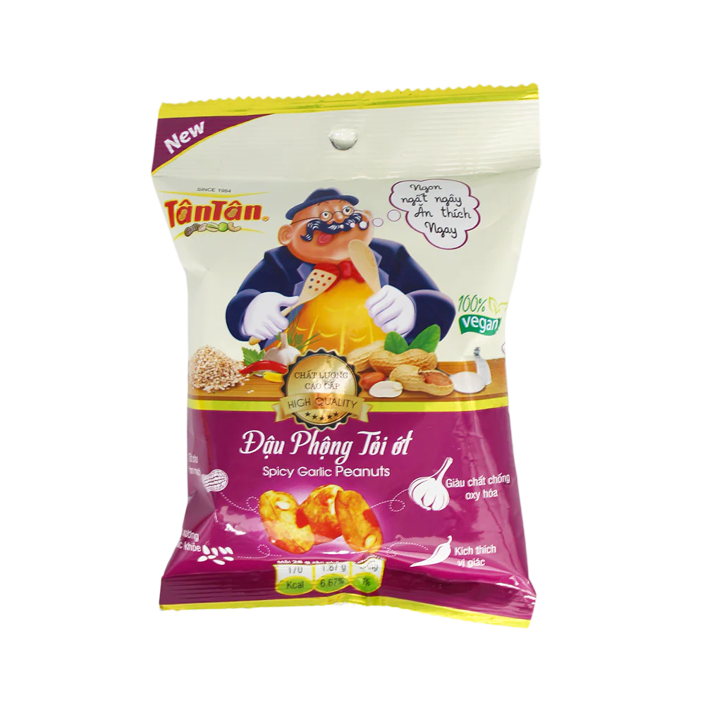 Tan Tan Spicy Garlic Peanuts 42G