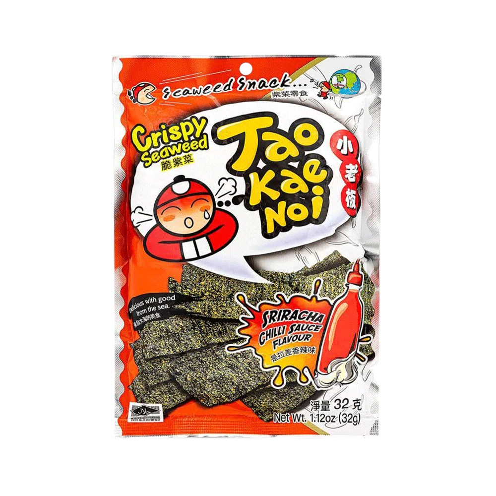 TAOKAENOI Sriracha Chilli Flavour Seaweed 32g