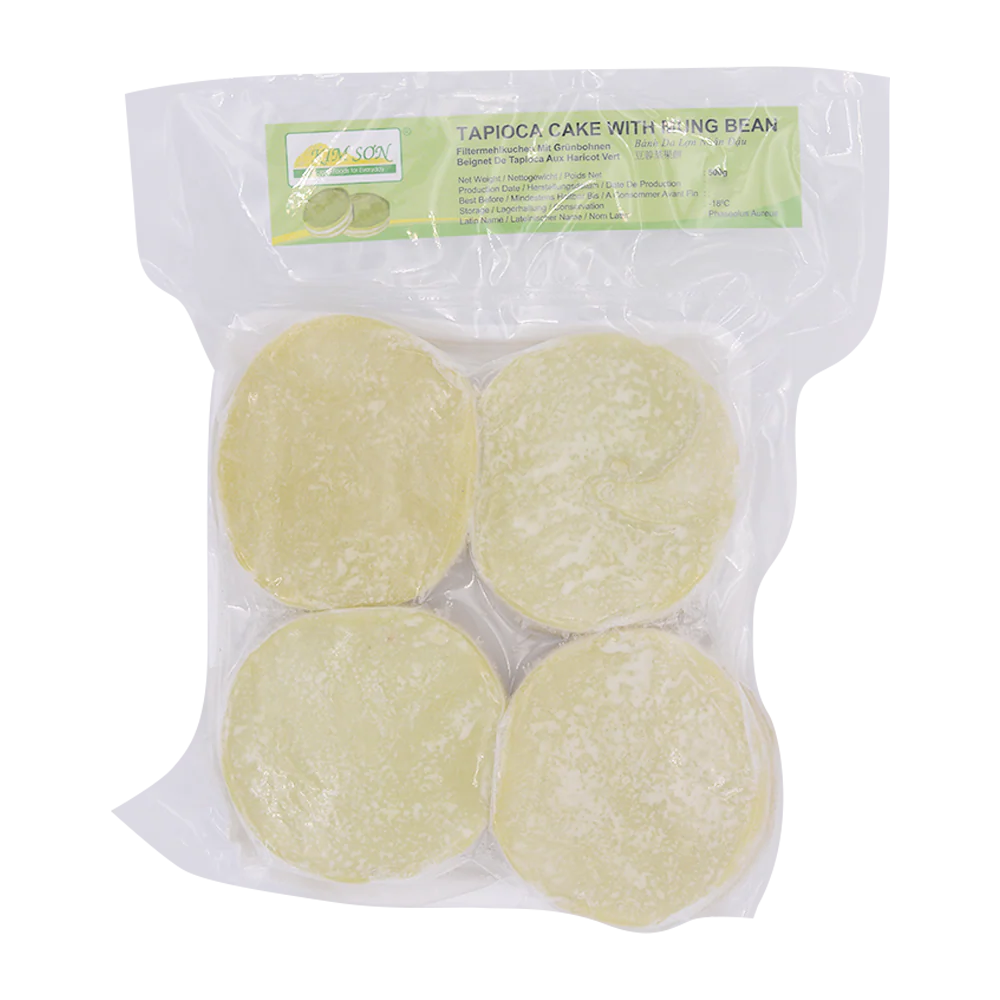 Kim Son Tapioca Cake with Mung Bean 500g (Frozen)