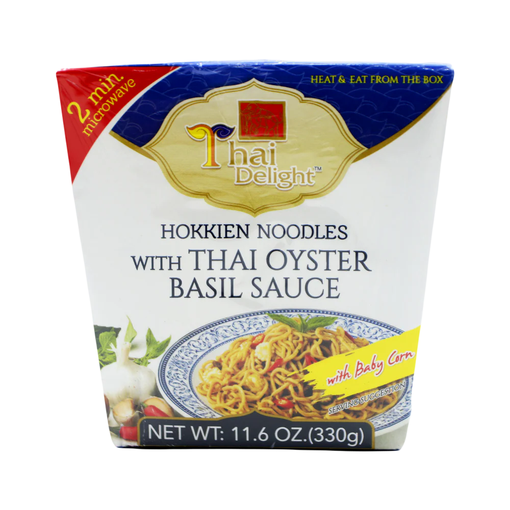 THAI DELIGHT Hokkien Noodles With Thai Oyster Basil Sauce 330g